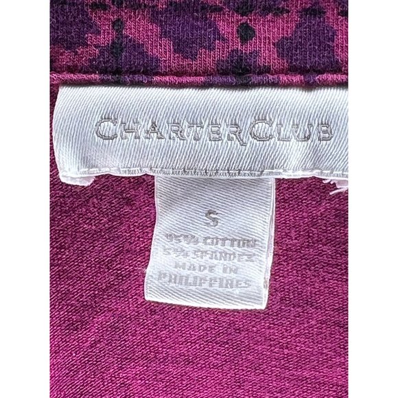 Charter club women’s top small V-neck wrap chest long sleeve gathered chest stre - Picture 11 of 12